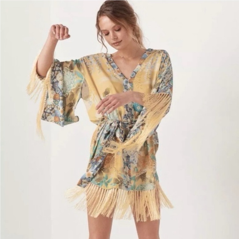 Gypsy Spell Willow Tassel Mini Dress